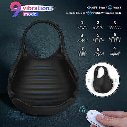 Seekheart -Vibrating Penis Ring with Testicles Teaser