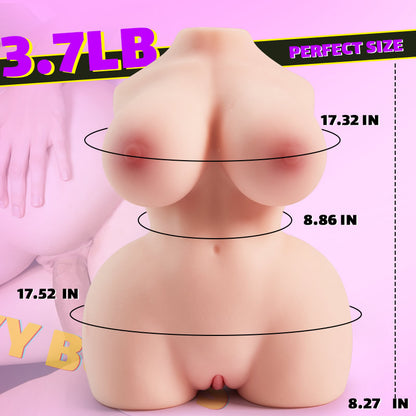 Kim, the realistic sex doll with built-in torso, weighs only 3.7 pounds.