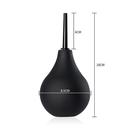 Black frosted anal douche 220ml SHUFEI